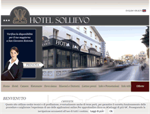 Tablet Screenshot of hotelsollievo.it